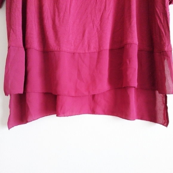 a:glow Maternity mesh panel tunic pink mauve - Picture 2 of 10